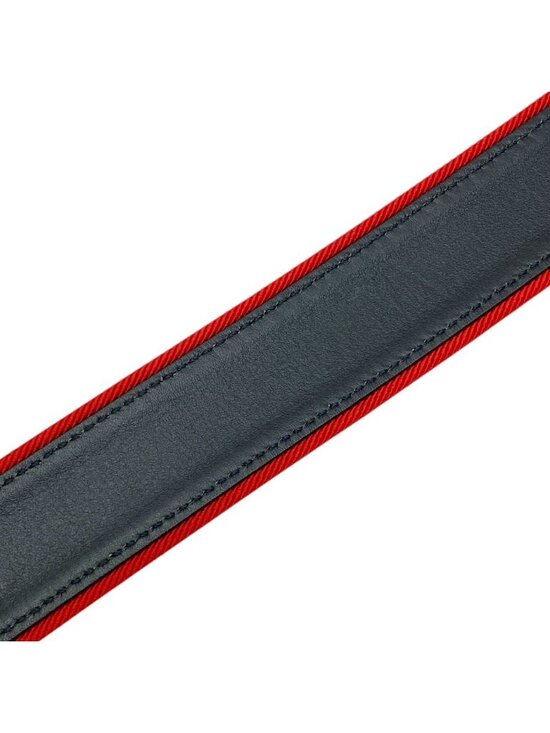 Cartier Panthere Belt Red Gold Canvas Leather Metal Logo Presence main image 5